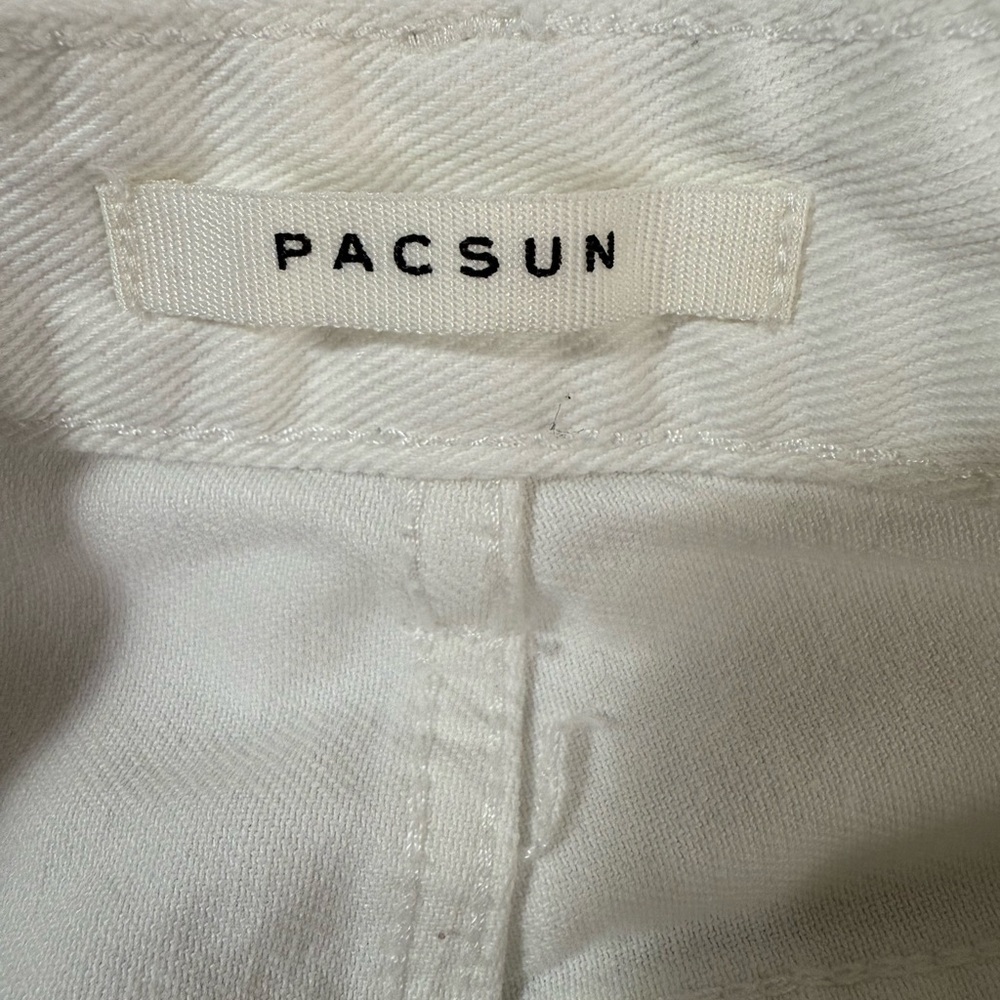 Butterfly 90's Boyfriend Straight Leg raw hem crop Jeans - Size 27 by PacSun - Picture 9 of 12